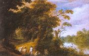 Landscape with Women Bathing